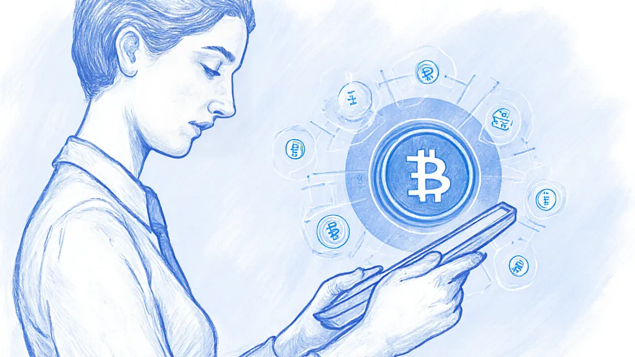 Business owner processing eNaira payments on tablet.