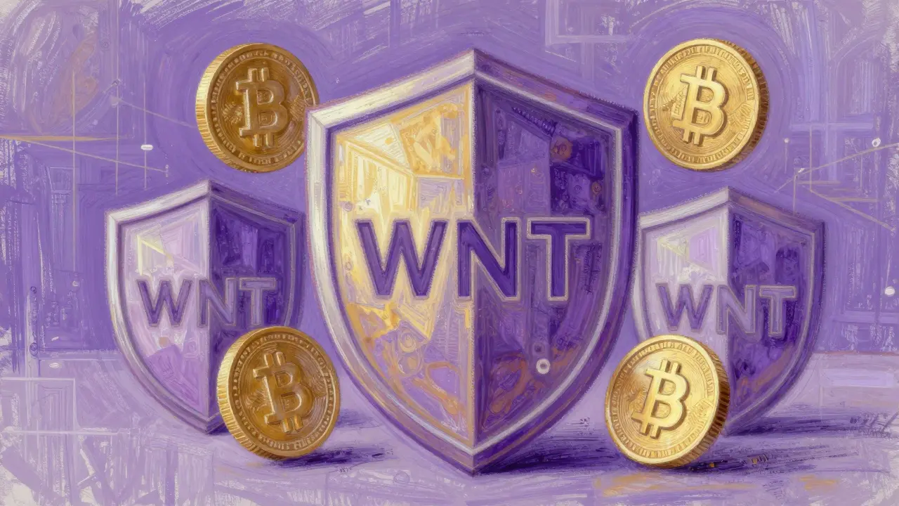 Cryptocurrency tokens protected by a digital shield