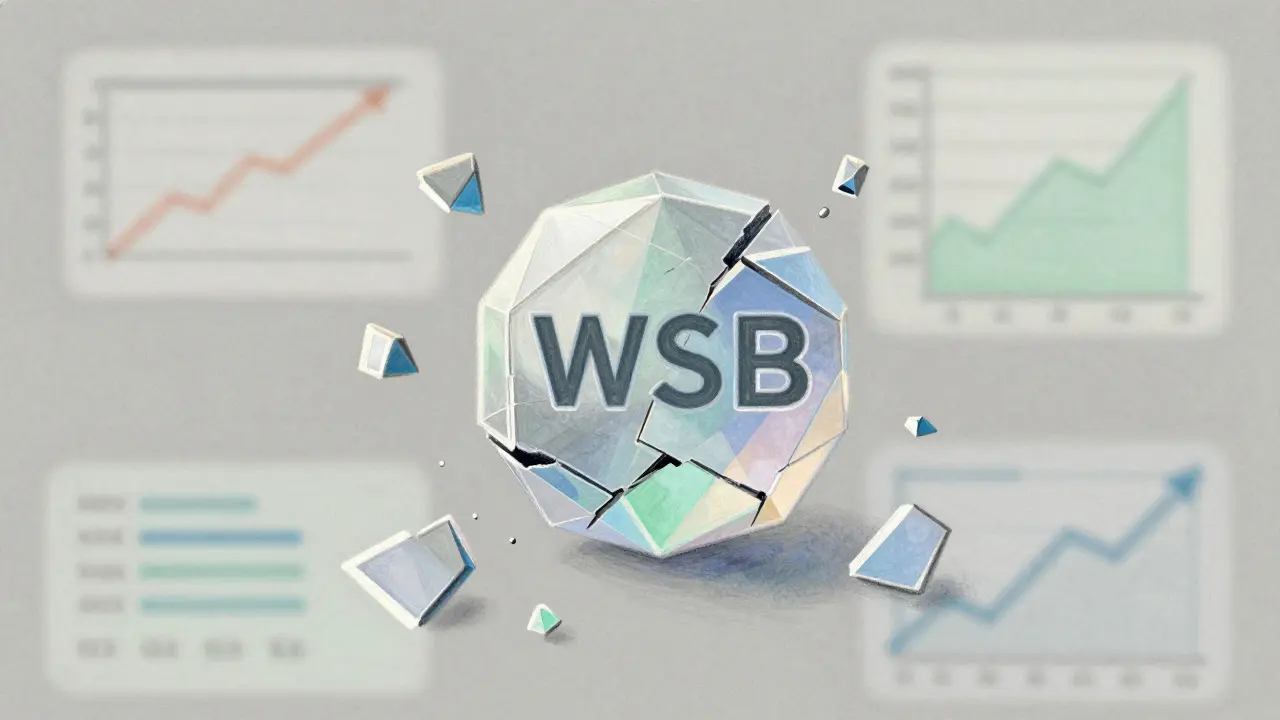 Soft pastel art showing fragmented data and unclear crypto metrics
